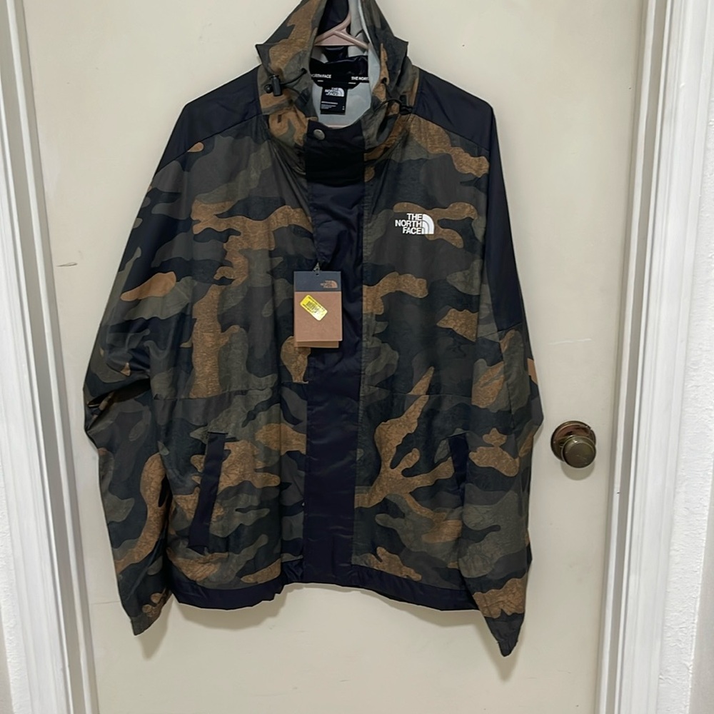 The North Face Brown and Black Windbreaker Jacket